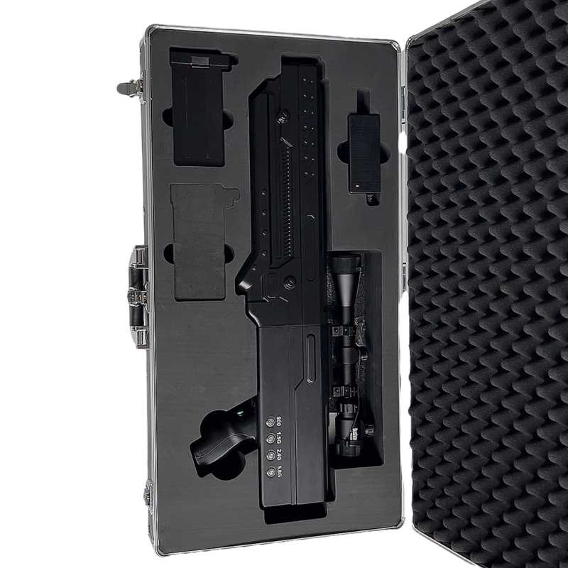  绿春手持便携式枪型低空防御反制四通道B型